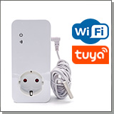 Умная Tuya Wi-Fi розетка SmartСтраж TY230-TUYA-Lux с датчиком температуры